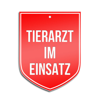 Tierarzt im Einsatz ohne Sauger